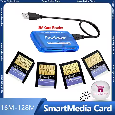 Camera Memory Card SmartMedia Card SM Card 128M 64M 32M For Suitable for Olympus's old digital camer