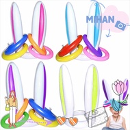 MIHAN Inflatable Bunny Ears, PVC Ring Toss Set Ring Toss Game, Fun Bunny Ears Shape Colorful Easter 