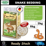 Chipsi Snake Extra Soft 8kg/2kg - (Snake ,Reptiles and Amphibians Bedding)