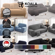 🇸🇬Koala Home🔥Sofa Covers 1/2/3/4 Seater Protector Sofa Bed Cover Sofa Cover L Shape Cover Silky +FRE