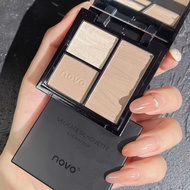 NOVO Contouring Palette Shadow Nose Silhouette Natural Three-Dimensional Highlighting Brightening Co
