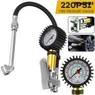 DM-Air Tyre Meter Wear-resistant High Precision Stable 220PSI Tyre Pressure Gauge for Car