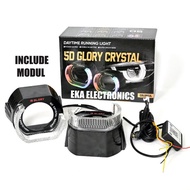 Shroud 5D RGB PREMIUM Crystal Matrix 210 Mode DRL + Turn Signal Original Model i6-L3.0 ORIGINAL | 5D