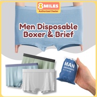 Men Disposable Underwear Men Boxer For Man Cotton Men Brief Travel Business Trip 8miles