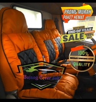 Sarung jok mobil truk dyna 130ht model sofa - Cover sarung jok mobil truk dyna 130ht - Pelindung jok