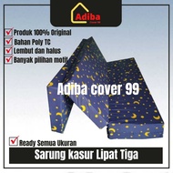 (Cover Only) Inoac Foam 3-Fold Mattress Cover 3-Fold Zippered Mattress Cover