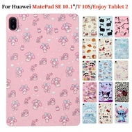 For Huawei MatePad SE 2022 T10s T 10S 10.1 inch Enjoy Tablet2 Wi-Fi Fashion Cute Cartoon Kuromi Cove