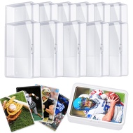12 PCS Playing Card Case Trading Card Storage Box, Plastic Playing Game Card Storage Box Holder Fit 