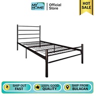 MYHOME Metal Bed Frame Single Bed Iron Frame Bed Wooden Metal Simple Bed Metal Bed Frame