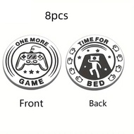 10pcs Double sided stainless steel coin flip coin for boyfriend gaming enthusiasts decision coins in