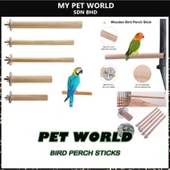 Pet World Bird Perch Stick / Bird Rest Wood Stick / Bird Perch Wood Stick