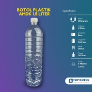 (Pack of 24pcs) 1500ML PLASTIC BOTTLE 1500ML AQUA AMDK BOTTLE 1500ML AQUA BOTTLE 1500ML PACKAGING BO