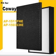 AP-1511FHE (Lombok II/III) AP-1503CH (Lombok I) AP-1510BH Replacement HEPA Carbon Filter Coway AP-15