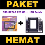 SSD 120GB V-GEN+HDD CADDY 12.7 MM/9.5 MM -DVD SLOT TO HDD SLOT (PACKAGE) BEST QUALITYOriginal