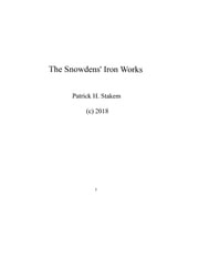 The Snowden's Iron Works Patrick Stakem