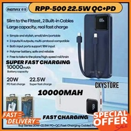 REMAX RPP-500 22.5W QC+PD Super Fast Charge 10000mAh Mini Power Bank Lightweight Dual Output