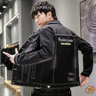 ❋Ready Stock❋ korean style jaket jeans lelaki Denim Jacket Men's New Spring and Autumn Korean Fashionable Handsome Youth Casual Jacket Men's Denim Clothes