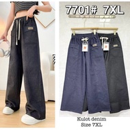 kulot wanita jeans premium import size XL - 7XL kulot jeans wanita import premium