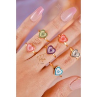 ✕♘Tala By Kyla Tbk Heart Bff Ring You Are Loved