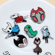 7pcs Hollow Knight Enamel Brooch Cool Character Pins Backpacks Clothing Hats Lapel Badges Fashion Je