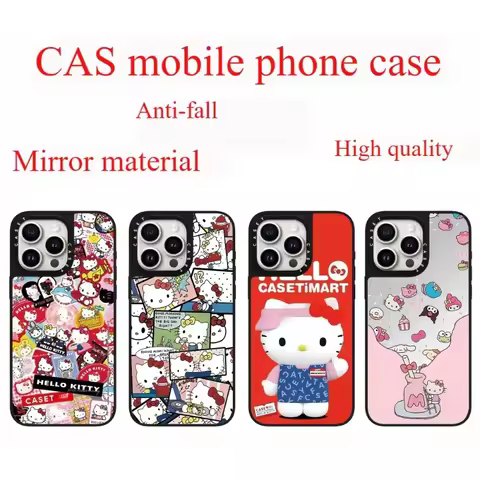 CAS Co-branded Sanrio 50th Anniversary Hello Kitty Suitable for Apple IPhone16ProMax Mobile Phone Ca