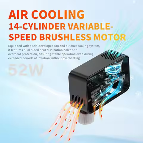 Pump Electric Bike TOWILD A15 Intelligent Bike Air Pump 150PSI High Pressure Mini Portable Electric 