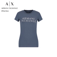 AX Armani Exchange เสื้อยืดผู้หญิง รุ่น AX 6RYT35 YJDTZ1990 - สีเทา