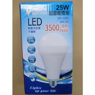 Baodao Light 50W LED Super Energy-Saving Bulb No Blue Hazard Damage To Eyes E27 Lamp Holder White