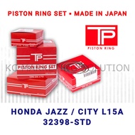 TP Piston Ring Set (Size 32398-STD) Honda City / Jazz L15A