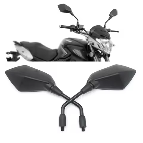 Motorcycle Rearview Mirror 8 10mm Universal Side Mirrors For Kawasaki Z650 Z800 Z750 Z900 Z1000 Suzu
