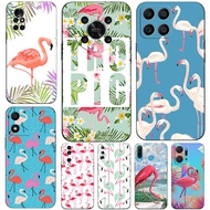 Case For Huawei y6 y7 2018 Honor 8A 8S Prime play 3e Phone Cover Soft Silicon Lips Flamingo