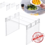 Removable Transparent Storage Shelf Plastic Divider Divider Storage Kitchen Shelf Boxes U2m0