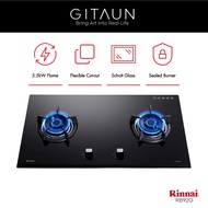 [RINNAI] CERAMIC GLASS KITCHEN HOB / 2 BURNER GAS HOB / CERAMIC GAS HOB / RB92G