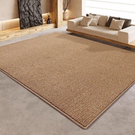 [48H Shipping] The carpet is dirt-resistant and easy to maintain, a faux sisal carpet with a simple 