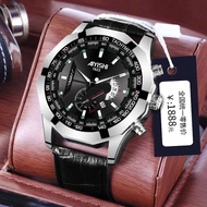 【Automatic Mechanical Watch】Swiss Brand High-Quality Movement Men S Watch Men S Luminous Date Waterp