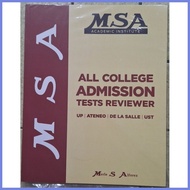 ☪ ▫ ღ MSA ALL COLLEGE ADMISSION TESTS REVIEWER
