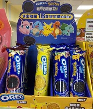 台灣 7-11 代購 OREO 香蕉巧克力 香蕉朱古力 朱古力 原味 士多啤梨味 皮卡丘跟寶可夢 pokemon 寵物小精靈