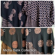 Blouse Batik Kombinasi Wayang Parang