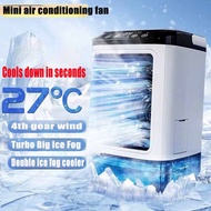 🔥Table Air Cooler 900ML Large Capacity Turbo Air Conditioner Fan🔥 Ultrasonic Double Spray Colorful L