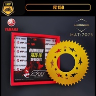 Y15ZR Y16ZR FZ150  415 ALUMINIUM 7076 - T6 SPOKET STT SPOKET ALUMINIUM