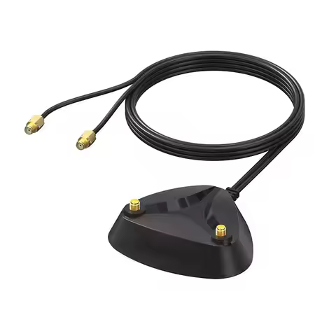 2.4G 5G Dual Frequency Desktop Router Wireless Network Card WiFi Antenna Magnetic Base RP-SMA Antenn
