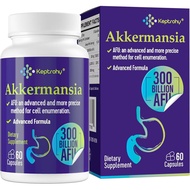 300 Billion AFU Akkermansia Probiotic for Women & Men, Akkermansia Muciniphila for More GLP-1 Produc