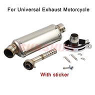 Exhaust Motorcycle Universal Muffler Pitbike Motorcross Escape Moto Modified Pipe DB Killer For PCX1