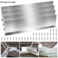 RangeVoyage 4Pcs Rainwater Valley Gutter Splash Guard Rain Drip Gutter Guard,Rain Drip Gutter Guard 