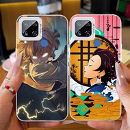 Case for Realme C11 2021 C20 C20A C12 C15 Soft A-62 Demon Slayer