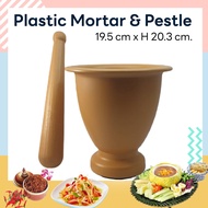Plastic Mortar &amp; Pestle  Food Grade Lightweigth  Mortar multi-purpose mortar plastic mortar