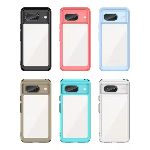 Clear Case For Google Pixel 8 Case For Google Pixel 8 7 Pro 6A 7A Cover Funda Funda Hard Translucent