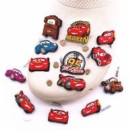 Cartoon Racing Story PVC Shoe Buckle Accessories crocs jibbitz 95 Lightning McQueen Badge Decoration
