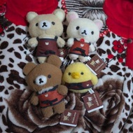 鬆弛熊 拉拉熊 小白熊 牛奶熊 小啡熊 茶小熊 Rilakkuma 豬鼻雞 小黃雞 細掛飾公仔 冒險樂園 Namco Taito 夾公仔 景品 禮品 咖啡 店員 店長