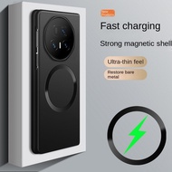 For Huawei Honor Magic V5 Metallic Paint Magnetic Frameless Hard PC Case for Honor Magic V3 V2 VS2 V